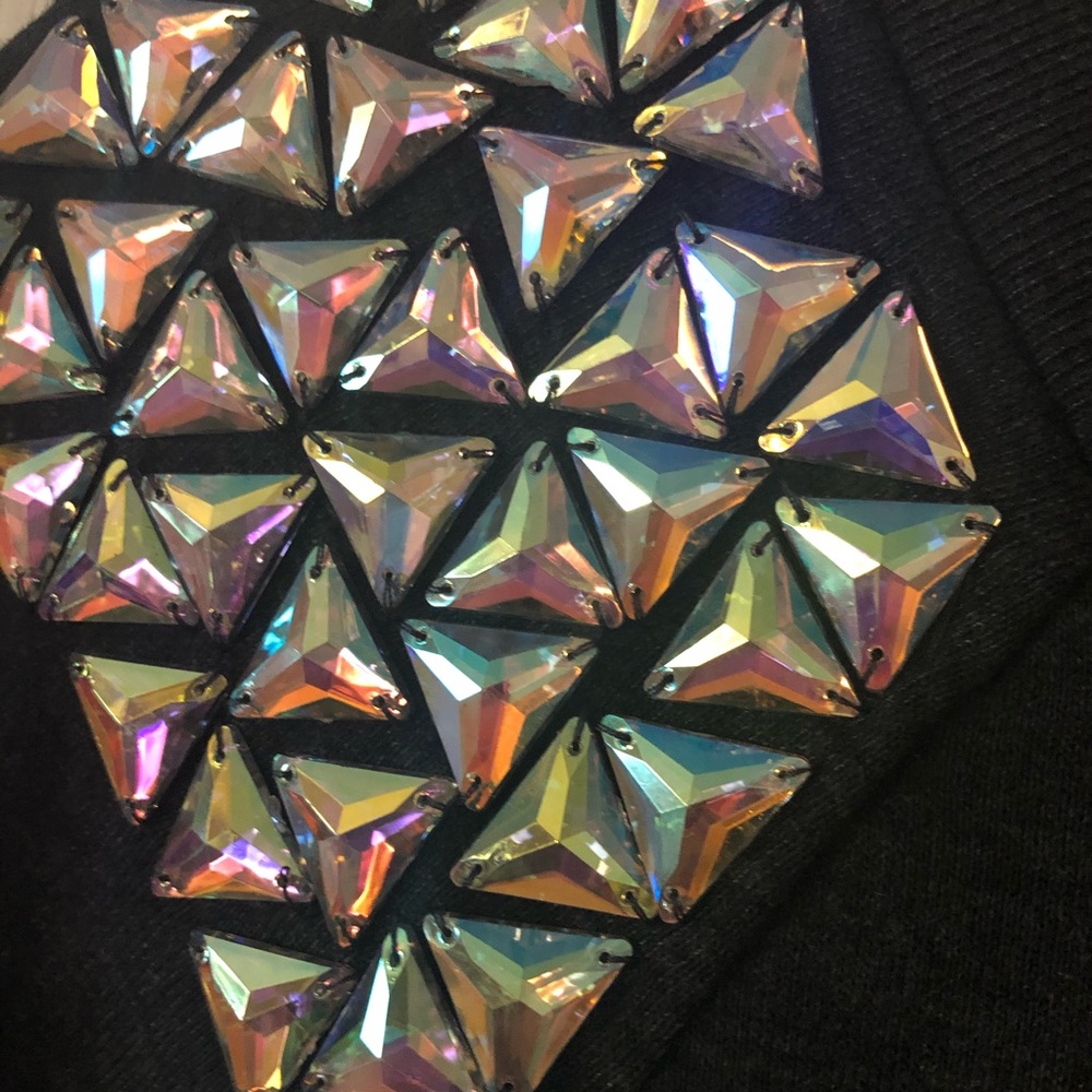 PINK Rhinestone Crewneck - Picture 5 of 6